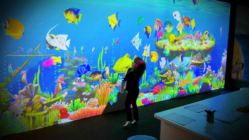 Interactive Drawing Wall