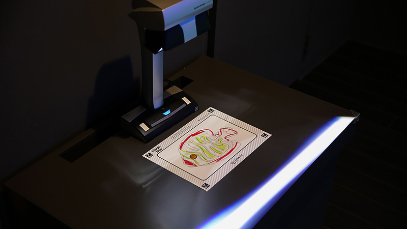 Interactive Drawing Wall